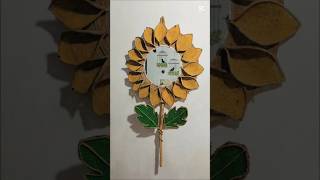 Jute fabrics sunflower wall hanging ideas 🌻#diy #dailyshorts #diycrafts #handcrafting @YouTube