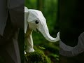 elefante en la sabana  #origami #papiroflexia #elefante #africa #sabana #selva #animales