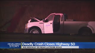 CHP: Wrong-Way Driver Crashes, Gets Struck And Killed After Walking Onto Highway 50
