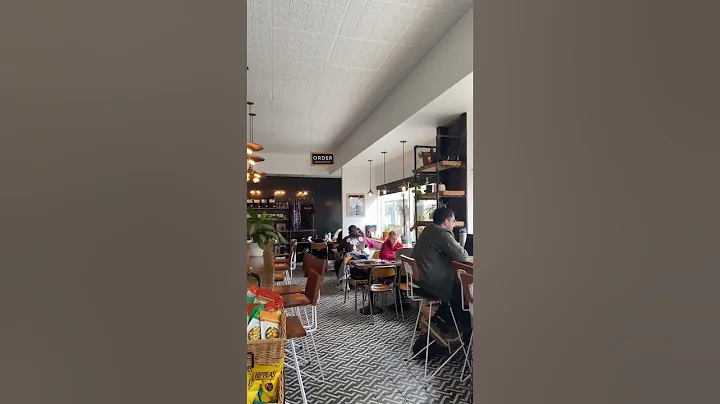 We love the vibes at aesthetic coffee shops #shorts #glutenfree  #glutencurious #matcha