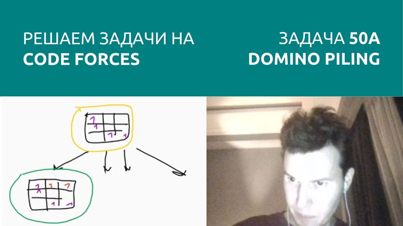 Задача с Codeforces 50A - Domino piling - YouTube