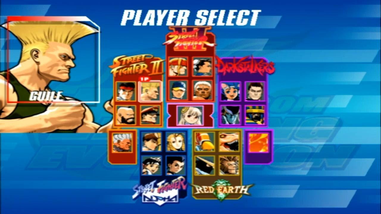 Capcom Fighting Evolution | Guile - YouTube