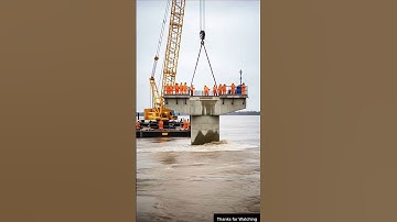 Building a Bridge in the Middle of a Flood #Construction
