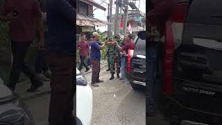 pengunjuk rasa yang bersenjata di amankan oleh TNI#shorts