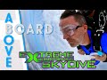 Extreme board gaming skydive  above board