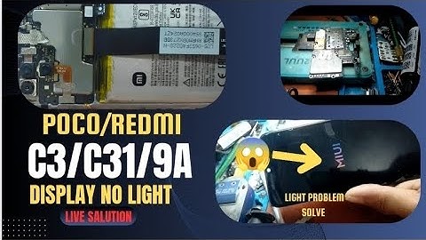 Poco C3/Redmi 9A Display Light Problem😲 Solve|| No lights No Graphics||😱💯 problem solve ✅