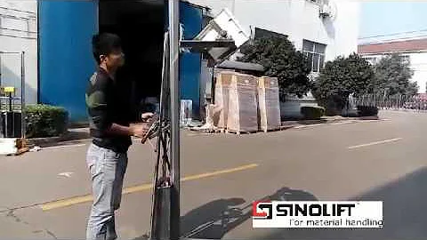 SINOLIFT Mini type Electric Stacker with Rotator