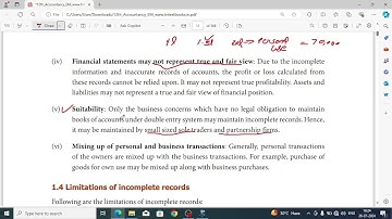 01.01. Accounts from Incomplete Records - Introduction