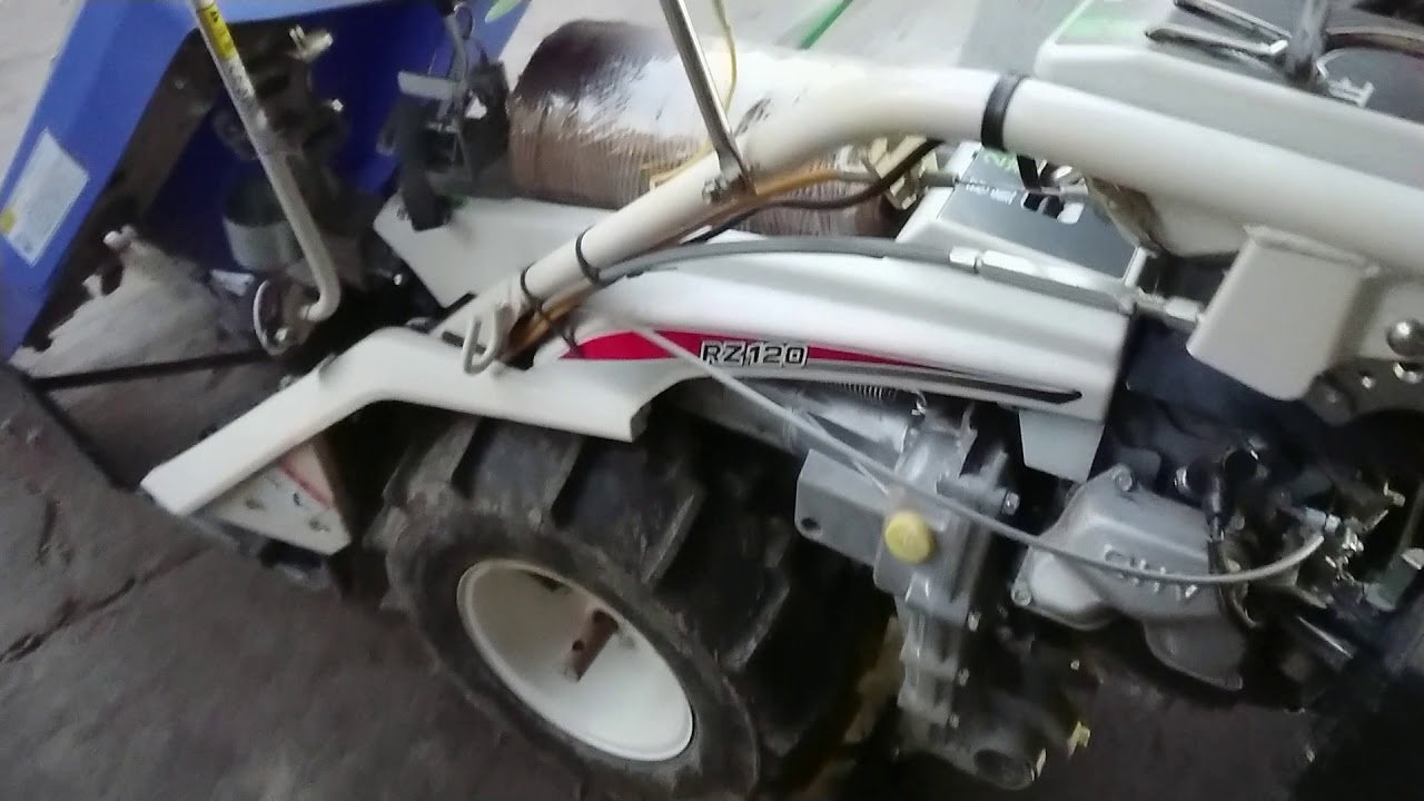 イセキ バインダー RZ120 1条刈 動作テスト - YouTube