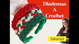 Diademas a crochet