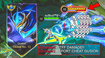 NEW META GUSION TRUE DAMAGE BUILD 2025☠️🔥 (recommended build)-MLBB