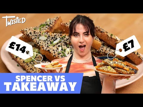 Spencer is making prawn toast, but can she beat a takeaway on time and taste?  Twisted 