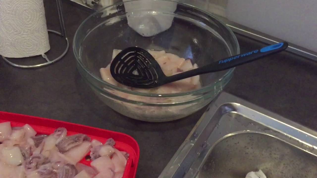Calamari impanati al forno con Gira e Volta Tupperware