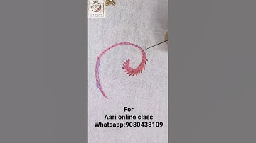 How to make aari half loading stitch#aaritutorial #aariembroidery #aariworkblousedesigns #aari
