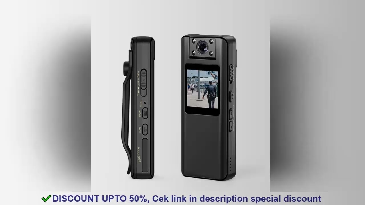 BOBLOV A22  Digital Mini Body Camera 1080P Sports DV HD Screen Magnetic Night Vision Small Camera