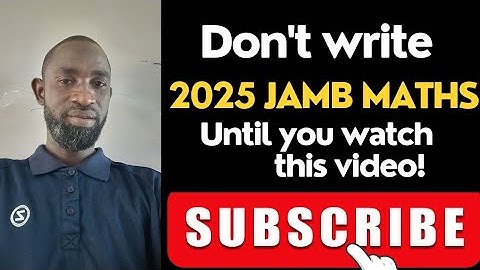 2025 JAMB MATHEMATICS |Most repeated topics in jamb Maths using jamb past questions