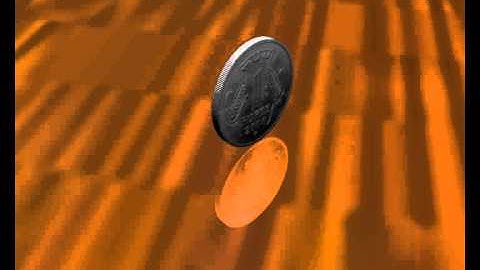 Coin animation, (3D MAX, Autodesk)