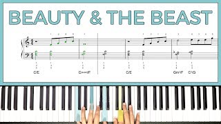 Video thumbnail of "How to play 'Beauty And The Beast' on the piano -- Playground Sessions"