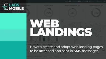 Create a web landing page to attach to SMS | LabsMobile