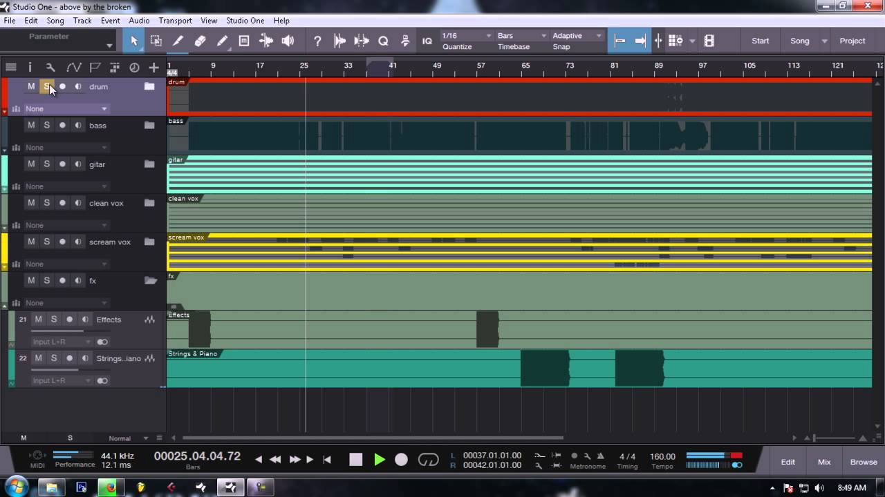 Post Hardcore Drum Kit Like Memphis May Fire,Chango Studios