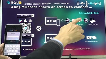 How to connect external network by EZCast PRO Miracode