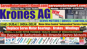 How to install Krones Labeller Servo Spares SEW Eurodrive Dubai Stock Resolver Angle Adjust Encoder