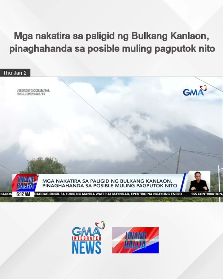 Mga nakatira sa paligid ng Bulkang Kanlaon, pinaghahanda sa posible muling... | Unang Balita
