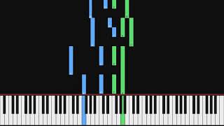 J. Lincoln Hall - Buds and blossoms sing the summer song | Piano Visualization