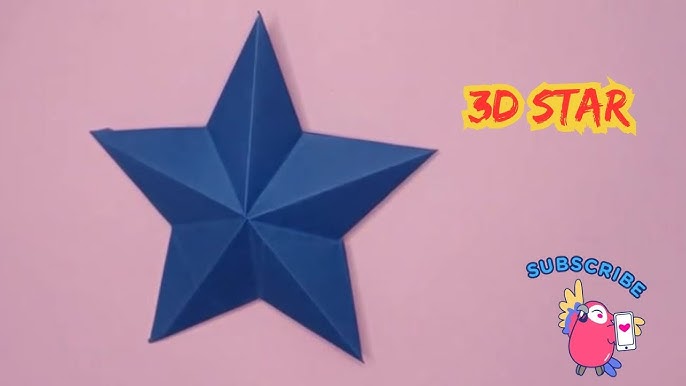 Making big paper stars ✨🌷, How To Make Paper Star