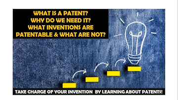 What is a Patent, Why do we need a patent| What inventions are patentable & what are not | IP Series