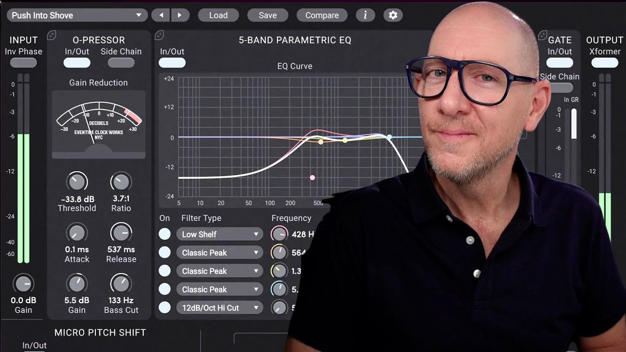 Processing Voice Over Captured On The Sennheiser MKH416 With The Eventide Ultra Channel