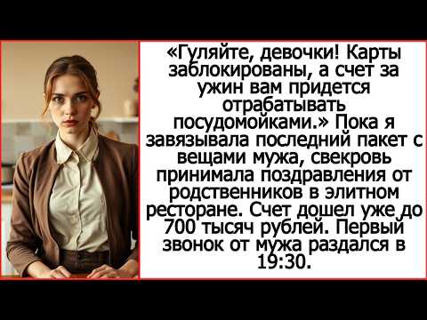 Гуляйте, девочки! Карты заблокированы, а счет за ужин вам придется отрабатывать посудомойками.