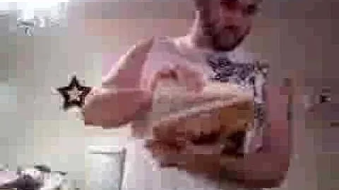 Hinzman rips phone book in half.