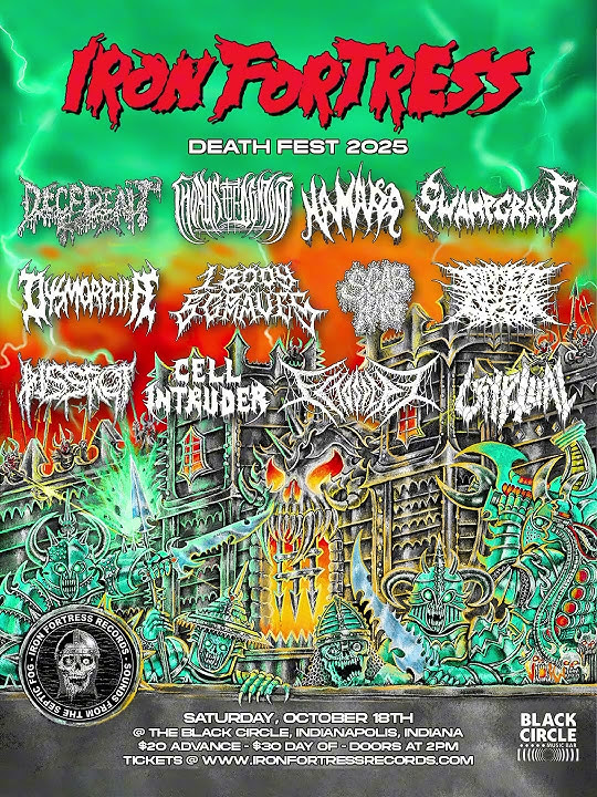 IRON FORTRESS DEATH FEST 2025! Get your tickets now at www.ironfortressrecords.com