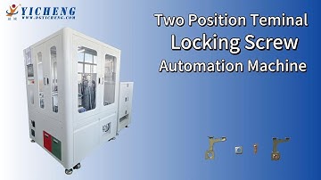 High Efficiency and Accurate Two Position Terminal Automatic Screw Locking Assembly Machine