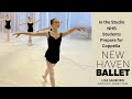 In the studio with new haven ballet