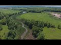 Following a Creek with Drone near city garage