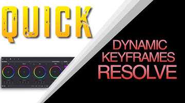 HOW TO USE RESOLVE DYNAMIC KEYFRAMES