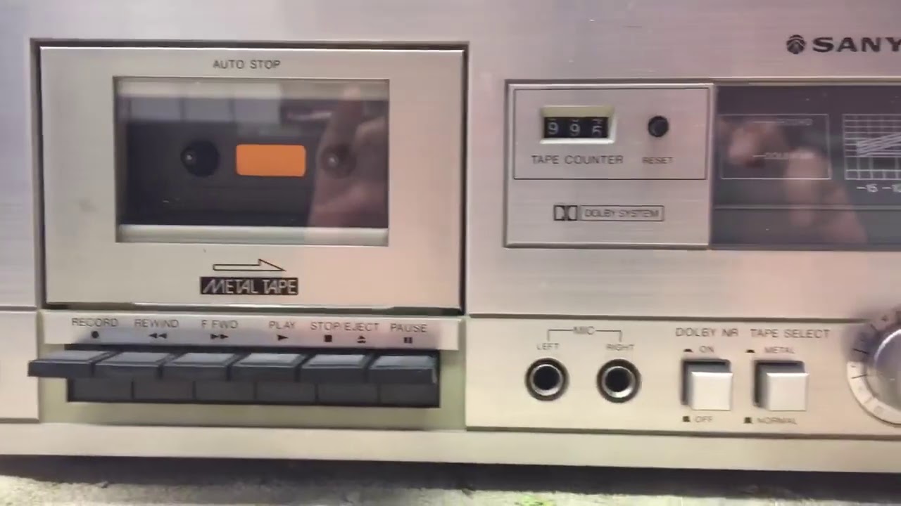 Sanyo RD10 Cassette Deck YouTube