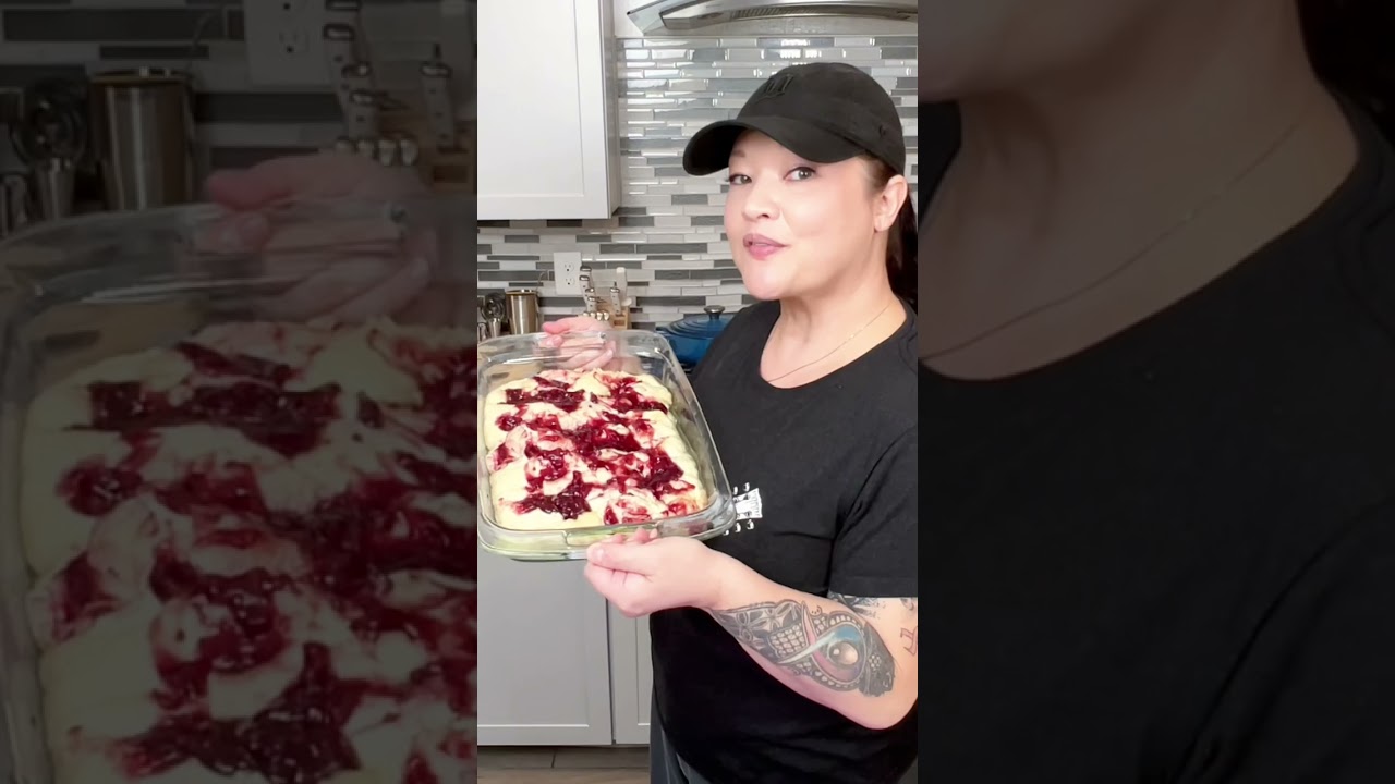 Как приготовить простой датский пирог с малиной