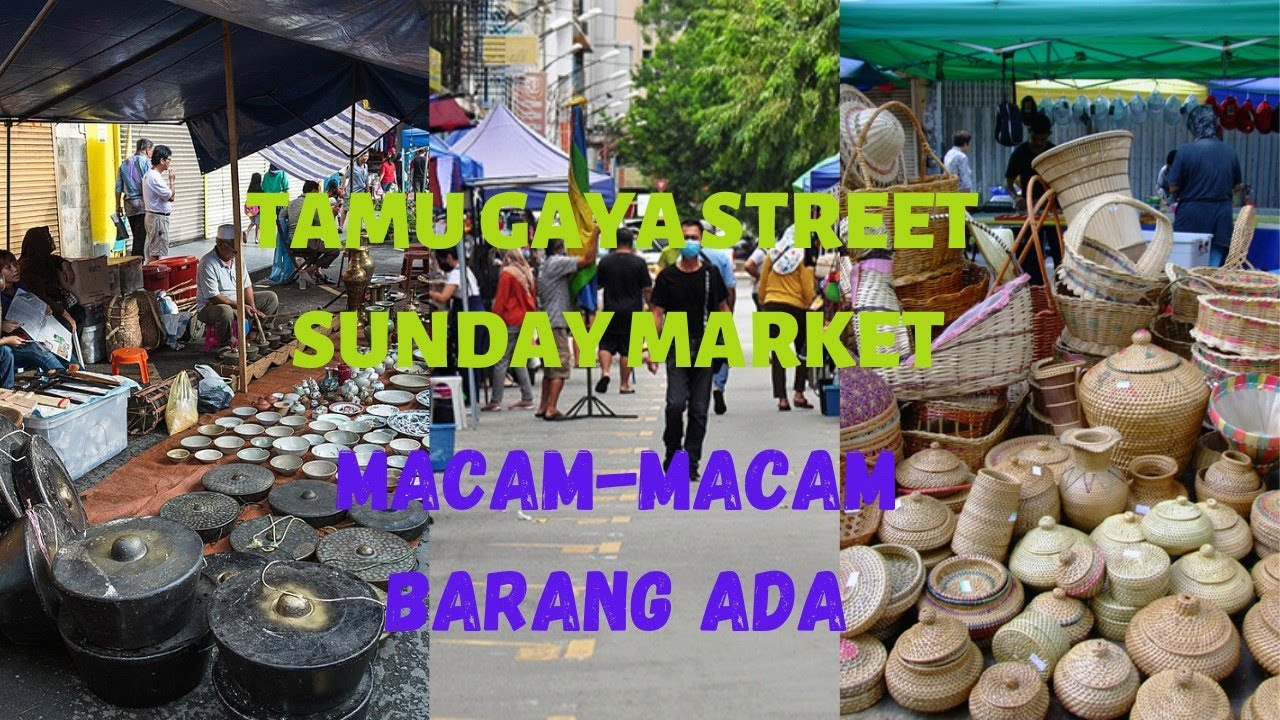 Tamu Gaya Street Sunday Market Kota Kinabalu Sabah