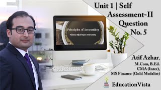 Unit 1 | Self Assessment-II Question No. 5