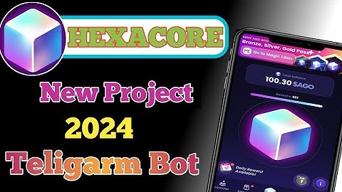 Hexacore New Telegram Bot Mining 2024 lauch|Hexacore Mining Earn Free AGO Token |Hexa Core Telegram