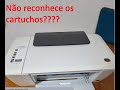 hp Deskjet  lnk advantaje 2546 não  reconhece o cartucho