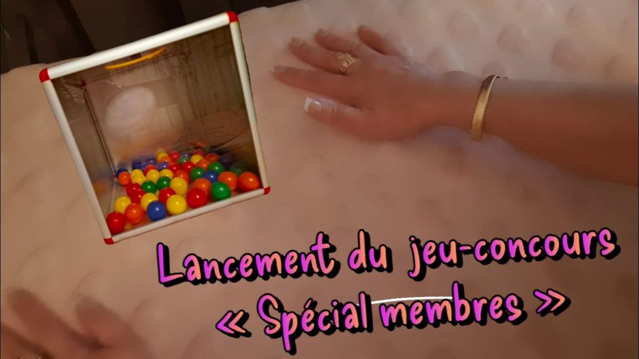 Asmr français : Lancement du jeu concours 《 Spécial Membres 》🍀🍀🍀 conditions en description. 