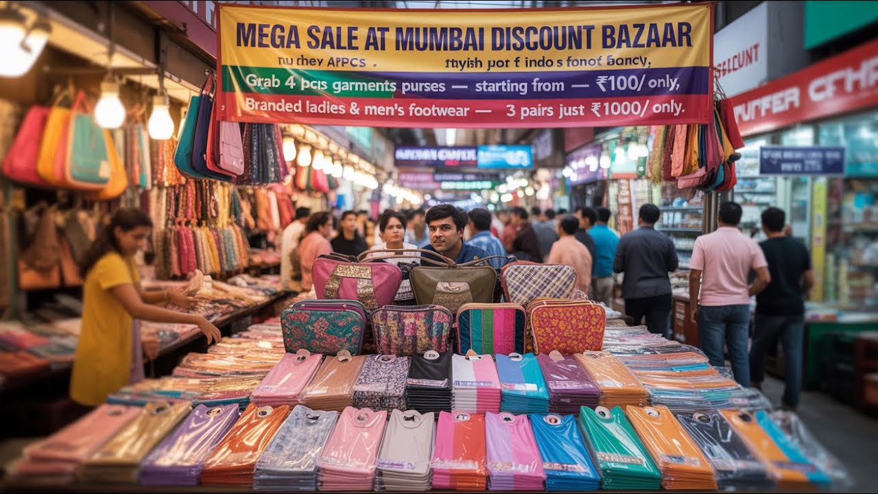 😱 ₹100 me 4 PCS 😱 Mumbai discount bazaar | MDB SHOPEE 