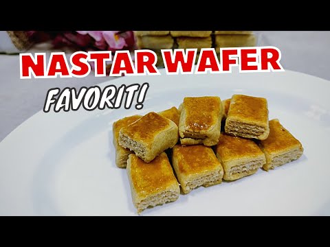 RESEP NASTAR WAFER || HANYA 2 TELUR || ENAK DAN GURIH