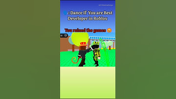 Dance If you are best developer 😉 #roblox #robloxedit #robloxshorts #robloxmemes #shorts #viral #fyp