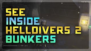How to See Inside Bunkers in Helldivers 2 👀 | Camera Glitch Trick (2025)