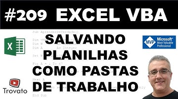 #209 - Excel VBA - Transformando planilhas em Pastas de Trabalho